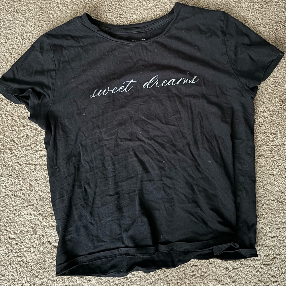 Women’s Victoria Secret sweet Dreams black sleepwear  shirt XS